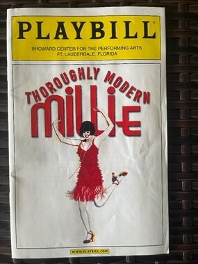 Thoroughly Modern Millie Broadway Playbill January 2004 Broward Center Fort Laud